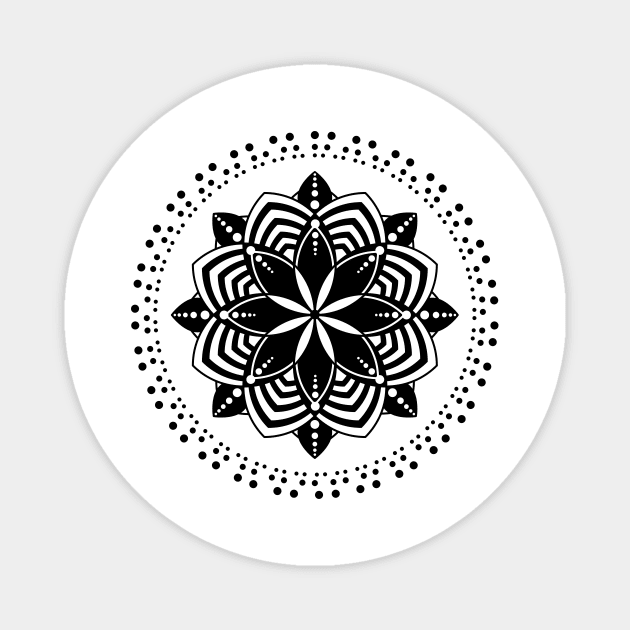 Mandala Zen Symphony Magnet by MellowGroove